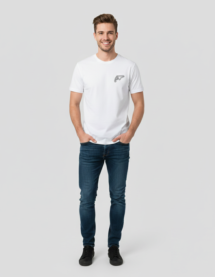 Yas Marina Racer Back Graphic T-Shirt