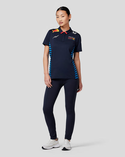 Oracle Red Bull Racing Women’s Official Teamline Sergio Checo Perez Short Sleeve Polo Shirt - Night Sky - Formula 1
