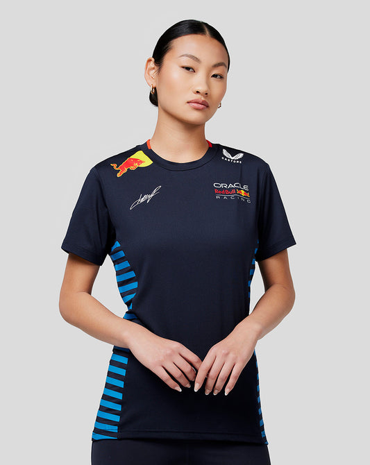 Oracle Red Bull Racing Women’s Official Teamline Sergio Checo Perez T-shirt - Night Sky - Red Bull Racing Apparel