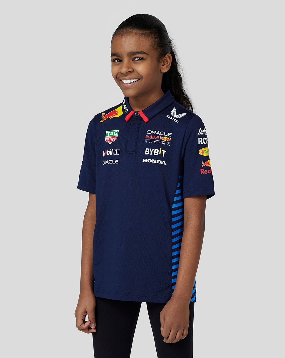 ORACLE RED BULL RACING OFFICIAL TEAMLINE POLO NIGHT SKY- JUNIOR