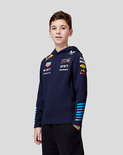 ORACLE RED BULL RACING OFFICIAL TEAMLINE HOODIE NIGHT SKY- JUNIOR