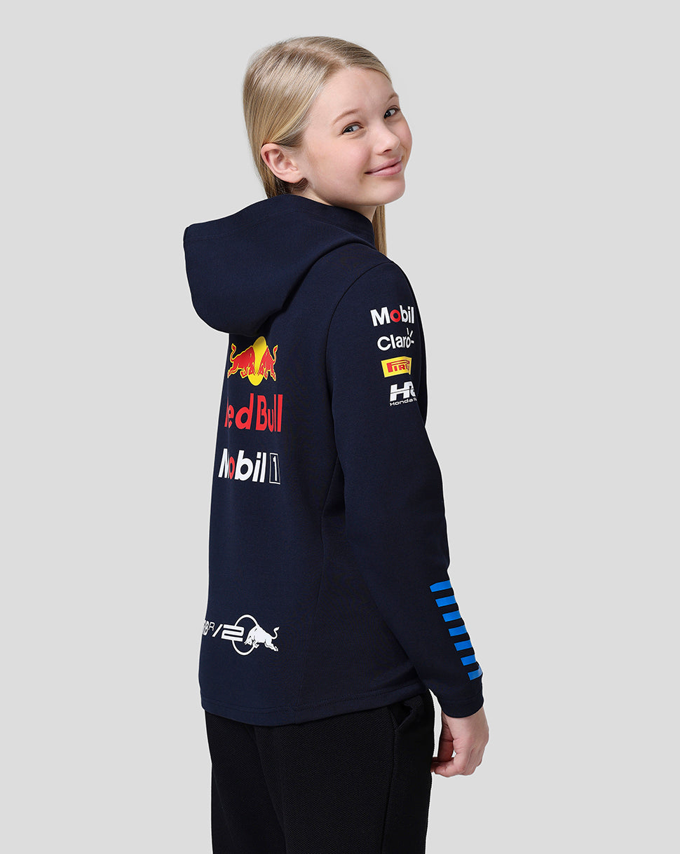 ORACLE RED BULL RACING OFFICIAL TEAMLINE HOODIE NIGHT SKY- JUNIOR