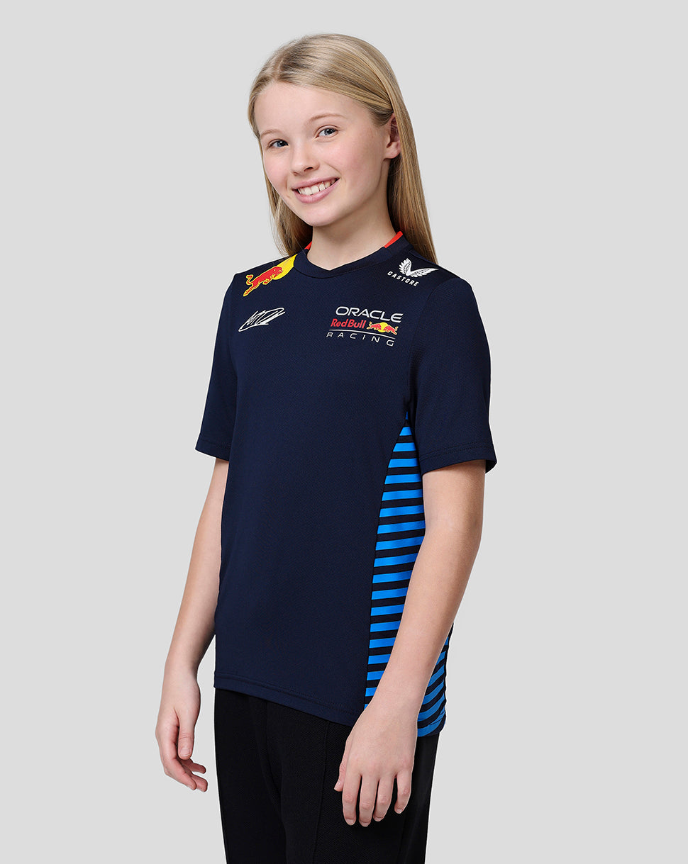 ORACLE RED BULL RACING OFFICIAL TEAM MAX VERSTAPPEN T-SHIRT NIGHT SKY- JUNIOR