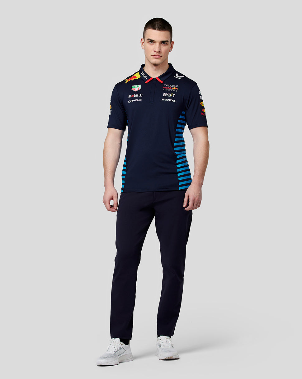 ORACLE RED BULL RACING OFFICIAL TEAMLINE POLO NIGHT SKY- MENS