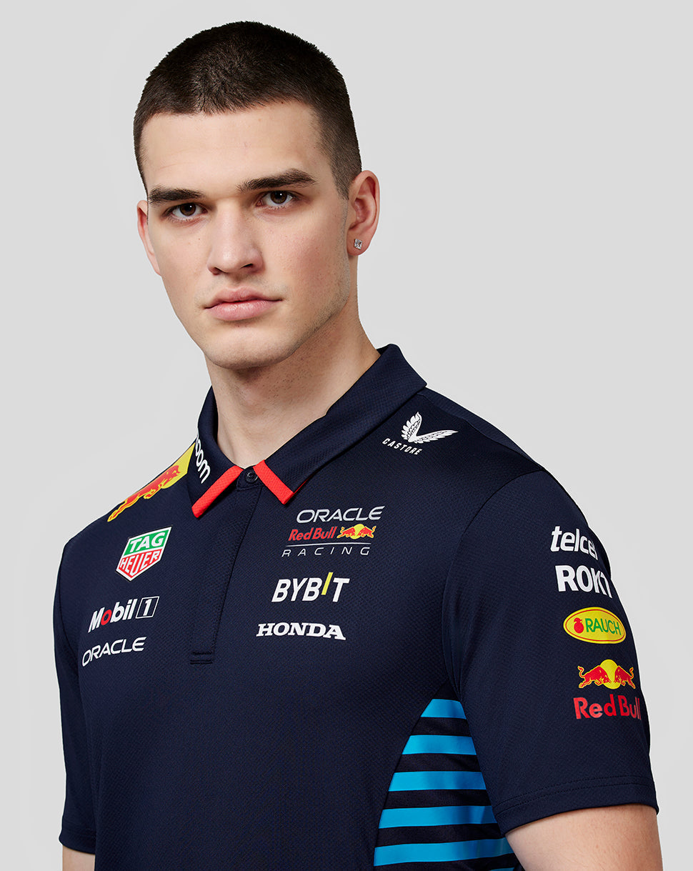 ORACLE RED BULL RACING OFFICIAL TEAMLINE POLO NIGHT SKY- MENS