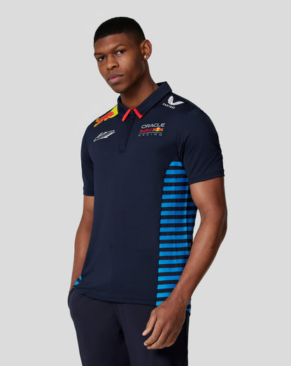 ORACLE RED BULL RACING OFFICIAL TEAM MAX VERSTAPPEN POLO NIGHT SKY - MENS