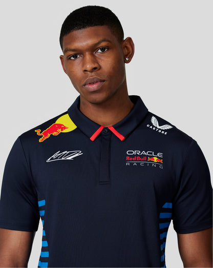 ORACLE RED BULL RACING OFFICIAL TEAM MAX VERSTAPPEN POLO NIGHT SKY - MENS