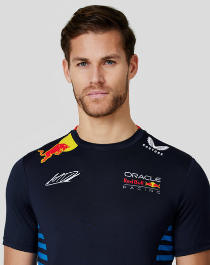 ORACLE RED BULL RACING OFFICIAL TEAM MAX VERSTAPPEN T-SHIRT NIGHT SKY- MENS