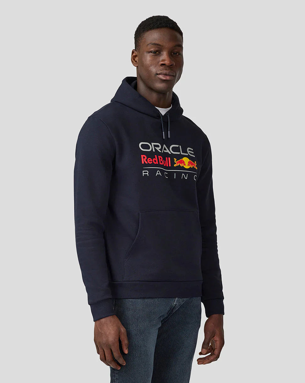 Oracle Red Bull Racing Unisex Large Front Logo Hoodie - Night Sky