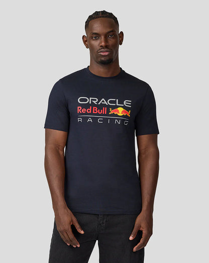 Oracle Red Bull Racing Unisex Large Front Logo T-shirt - Night Sky