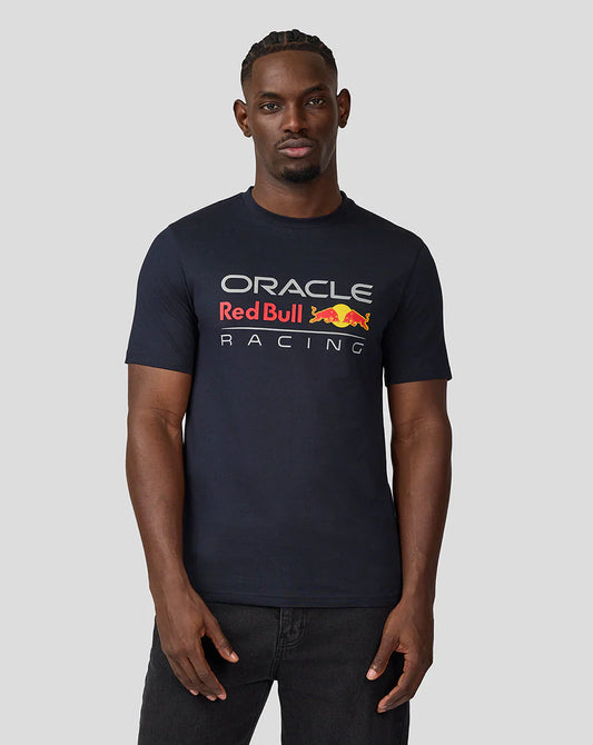 Oracle Red Bull Racing Unisex Large Front Logo T-shirt - Night Sky