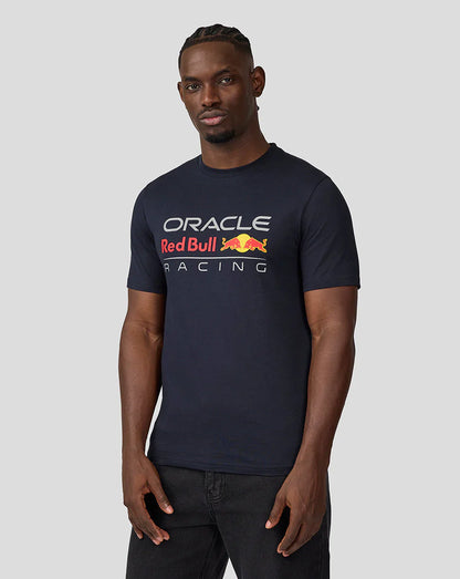 Oracle Red Bull Racing Unisex Large Front Logo T-shirt - Night Sky