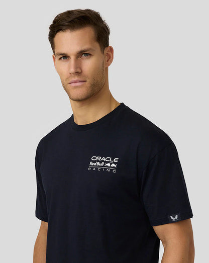 Oracle Red Bull Racing Unisex Max Verstappen Oversized Crest T-Shirt
