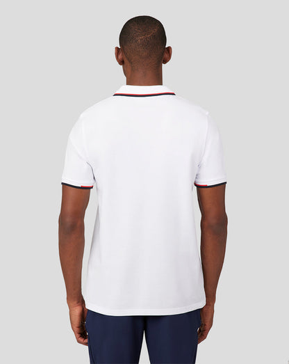 Oracle Red Bull Racing Unisex Core Polo - White - Red Bull Racing Polo Shirt