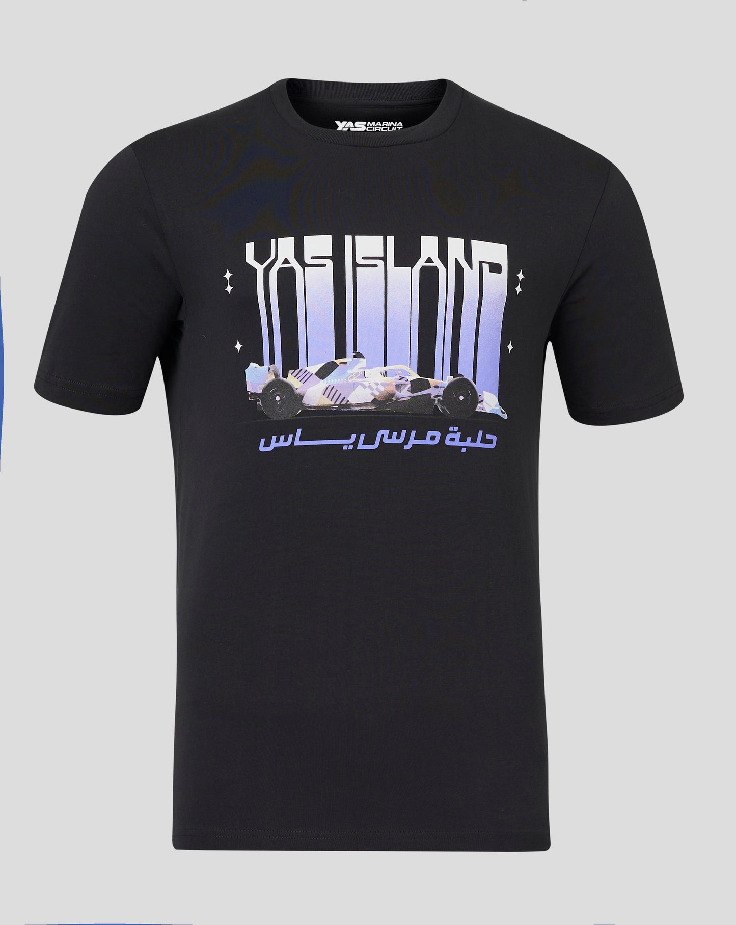 Yas Marina Circuit Yas Island T-shirt Short Sleeve Black (Unisex)