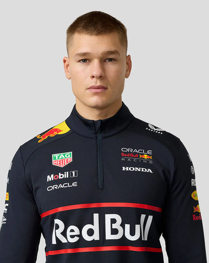 Oracle Red Bull Racing Unisex Teamline 1/4 Zip Midlayer