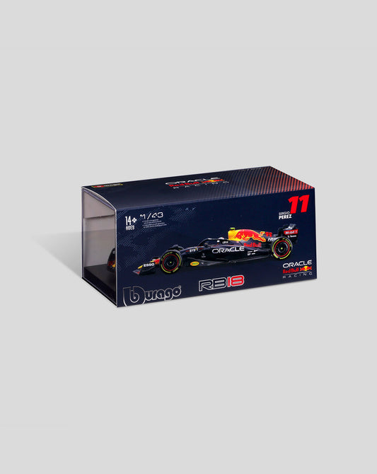 1:43 F1- RED BULL RACING RB18 WITH DRIVER FIGURE - SERGIO PÉREZ